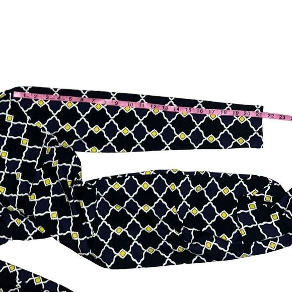 Jude Connally Quatrefoil Geometric Print Turtleneck Dress Packable Stretchy Sz S - Picture 8 of 10